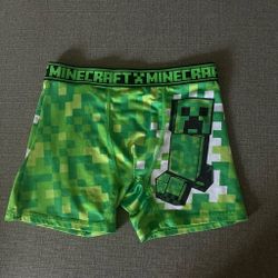 Minecraft Boys' Green Creeper Boxer Briefs