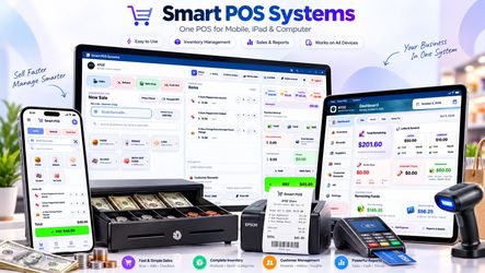 Smart POS System – Hardware & Software – Monthly Plans