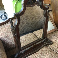 Antique Tilting Vanity Mirror