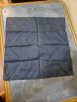 Scarf/Handkerchief Dark Blue Cotton Vintage