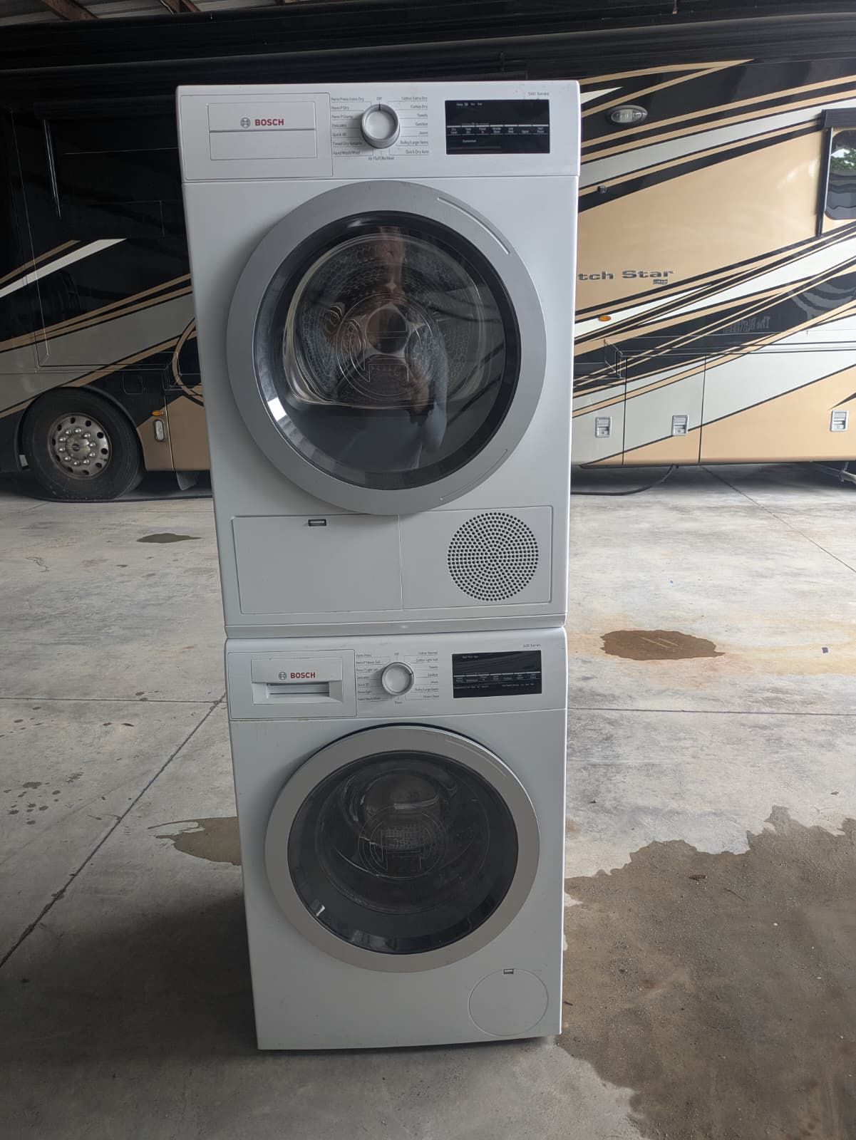 Bosch 500 series washer and dryer