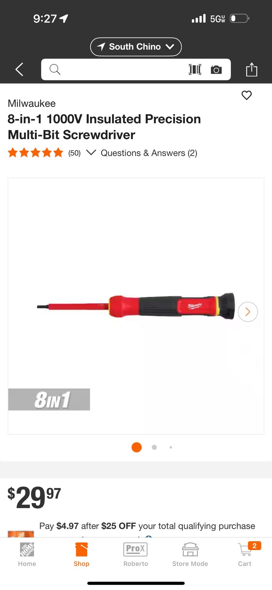Milwaukee 8-in-1 1000V Insulated Precision Multi-Bit Screwdriver