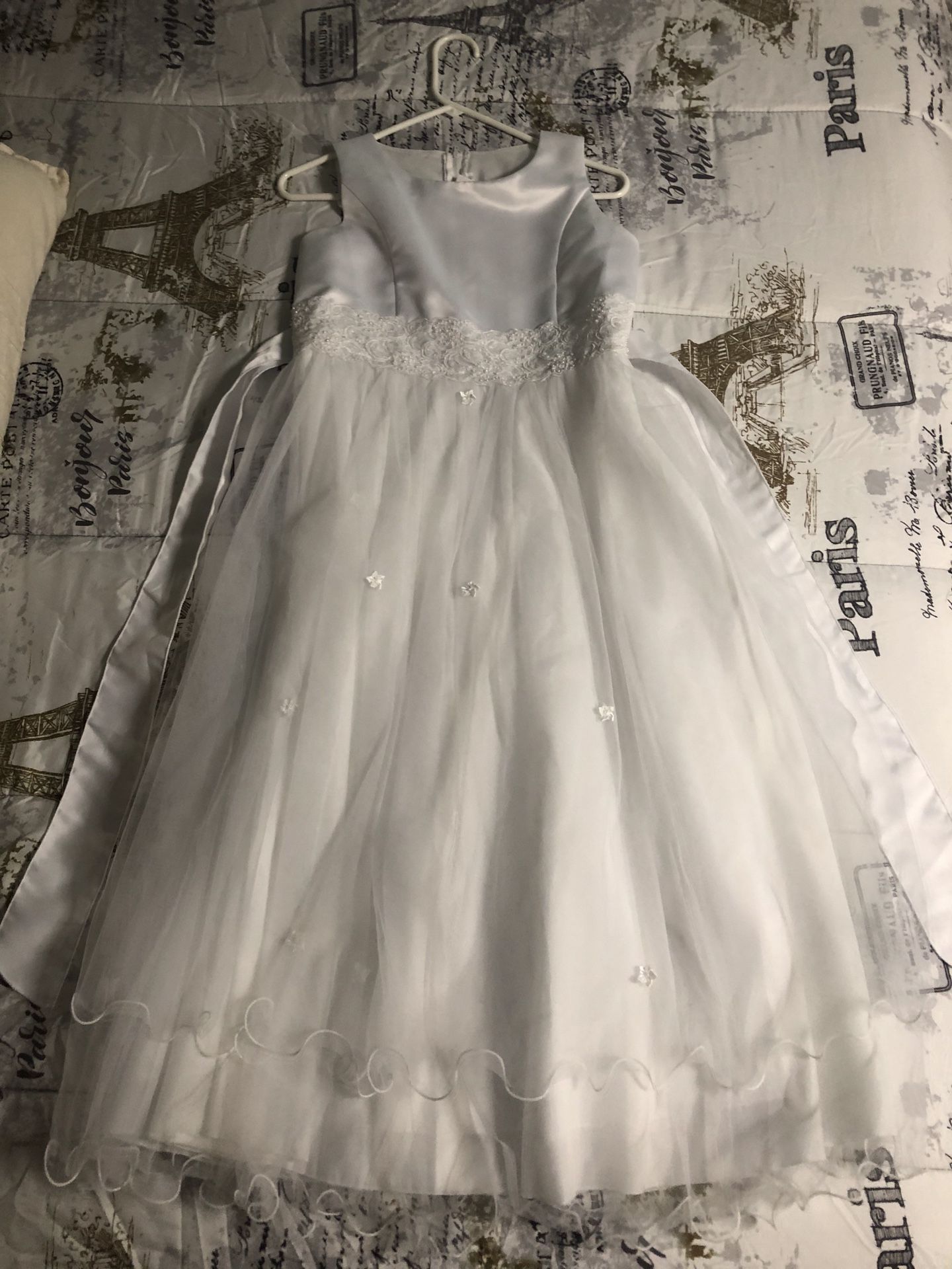 White Communion Dress