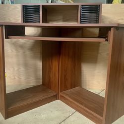 Vintage Wooden Computer Table