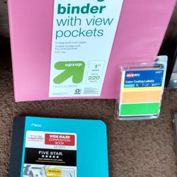 BRAND NEW -  SCHOOL SUPPLIES ETC. 