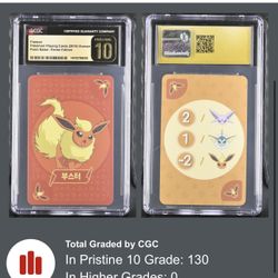 Flareon Pokémon Playing Card