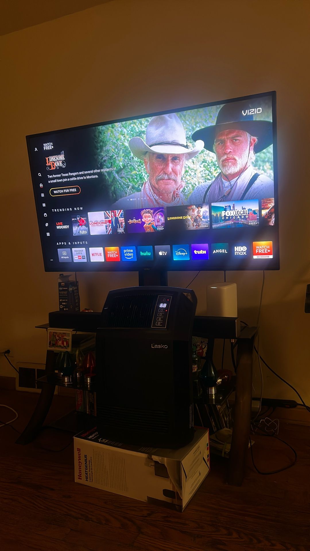55" Vizio & MOUNTED TV Stand