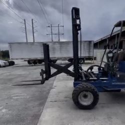 60200J5 PIGGYBACK FORKLIFT PRINCETON PBX 5000 LBS EXTENDED FORKS SCISSORS