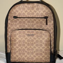 Authentic Coach Ethan Backpack in Signature Canvas