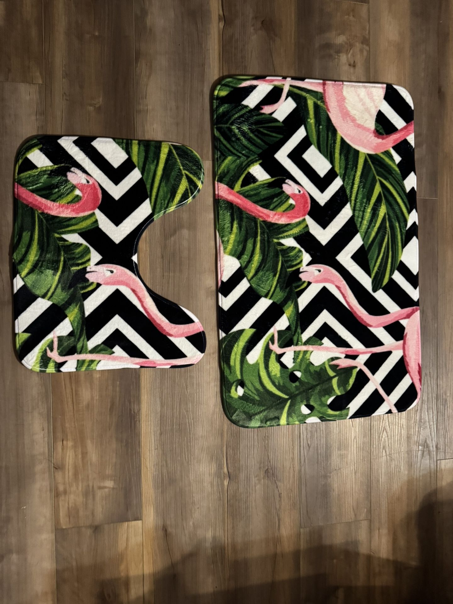 Flamingo Bath & Toilet Cushioned Mats