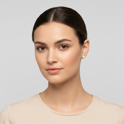 18K Yellow Gold Mabe Pearl Clip Earrings