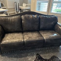 Leather Couch 
