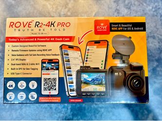 ROVE R2-4K PRO Dash Cam NEW