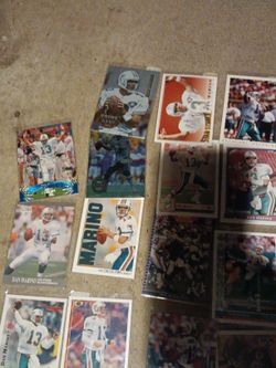 Dan marino Miami dolphins hof QB 54 card lot 90s