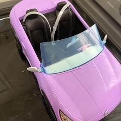 Purple Barbie car
