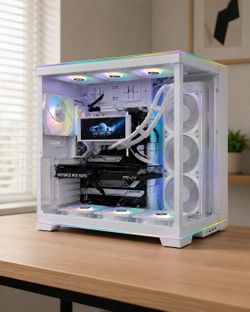 Gaming PC Custom Built🕹️RGB White Glass Case | Intel i9-13900K + RTX 5070💥32GB RAM | 1TB SSD | Windows 11 Pro | 1 Year Warranty✅$0 Down Finance Avai