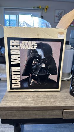 Vintage 1977 Star Wars Don Post Darth Vader 2 Piece Mask Original Box