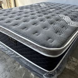 King Oasis Thermal Comfort Europillow Top 12inch Mattress!!