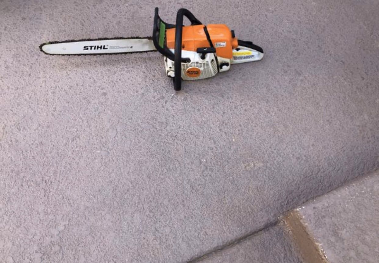 Stihl landscape equipment - chainsaw, edger