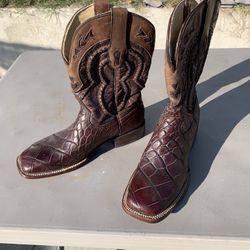 Corral Chocolate Alligator Western Cowboy Boots Men’s Size 9.5D