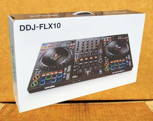 Pioneer DJ FLX10 4 Channel Mixer Rekordbox Serato Controller DMX Light Output DDJ-FLX10 🚨 Payment Options Available 🚨 No Credit Needed 🚨