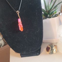 HUGE SALE 🔥🔥🔥🔥 HANDMADE Crystal quartz pendant Necklace