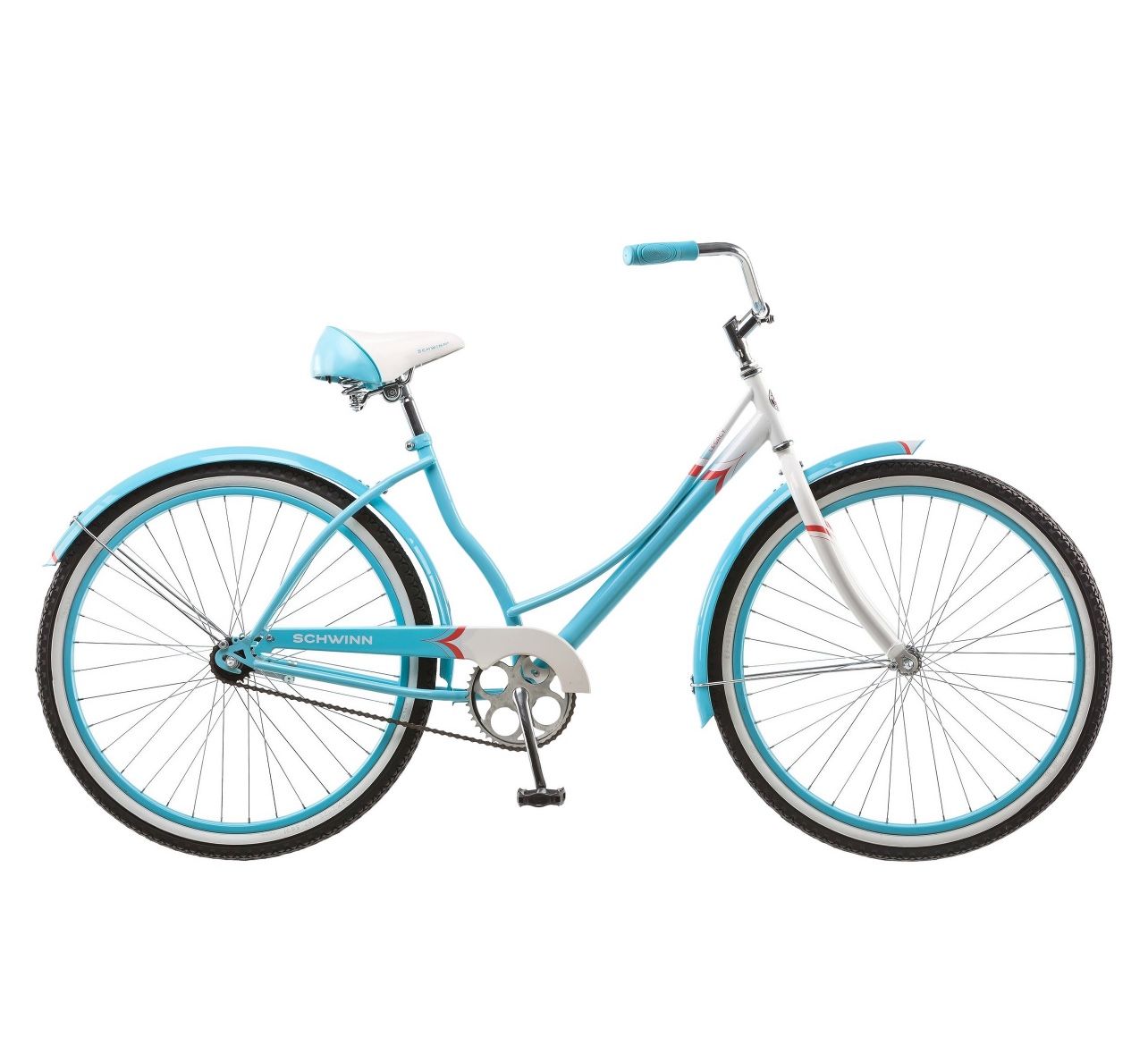Schwinn Women s Legacy 26 Cruiser Bike Blue white Bikes Cycling