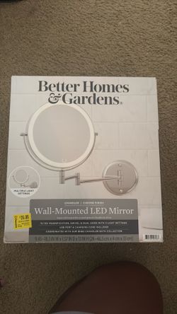 Wall mount led mirror