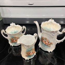 Vintage Porcelain Tea Set