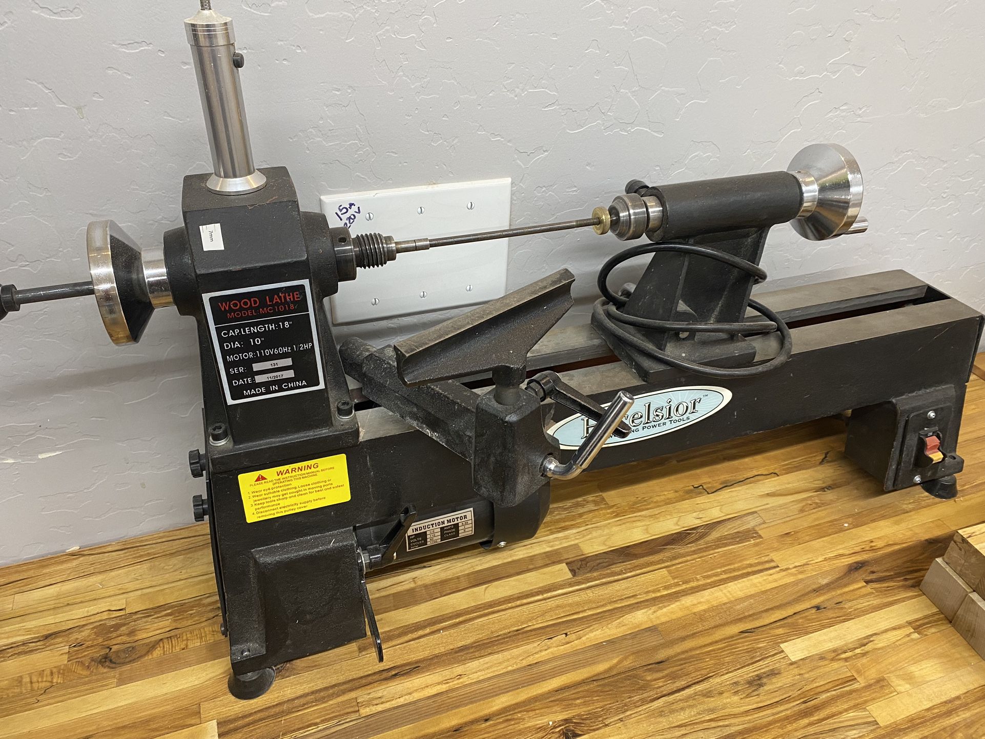 Wood Lathe and Accessories