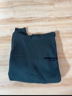 Dark Green Essentials hoodie