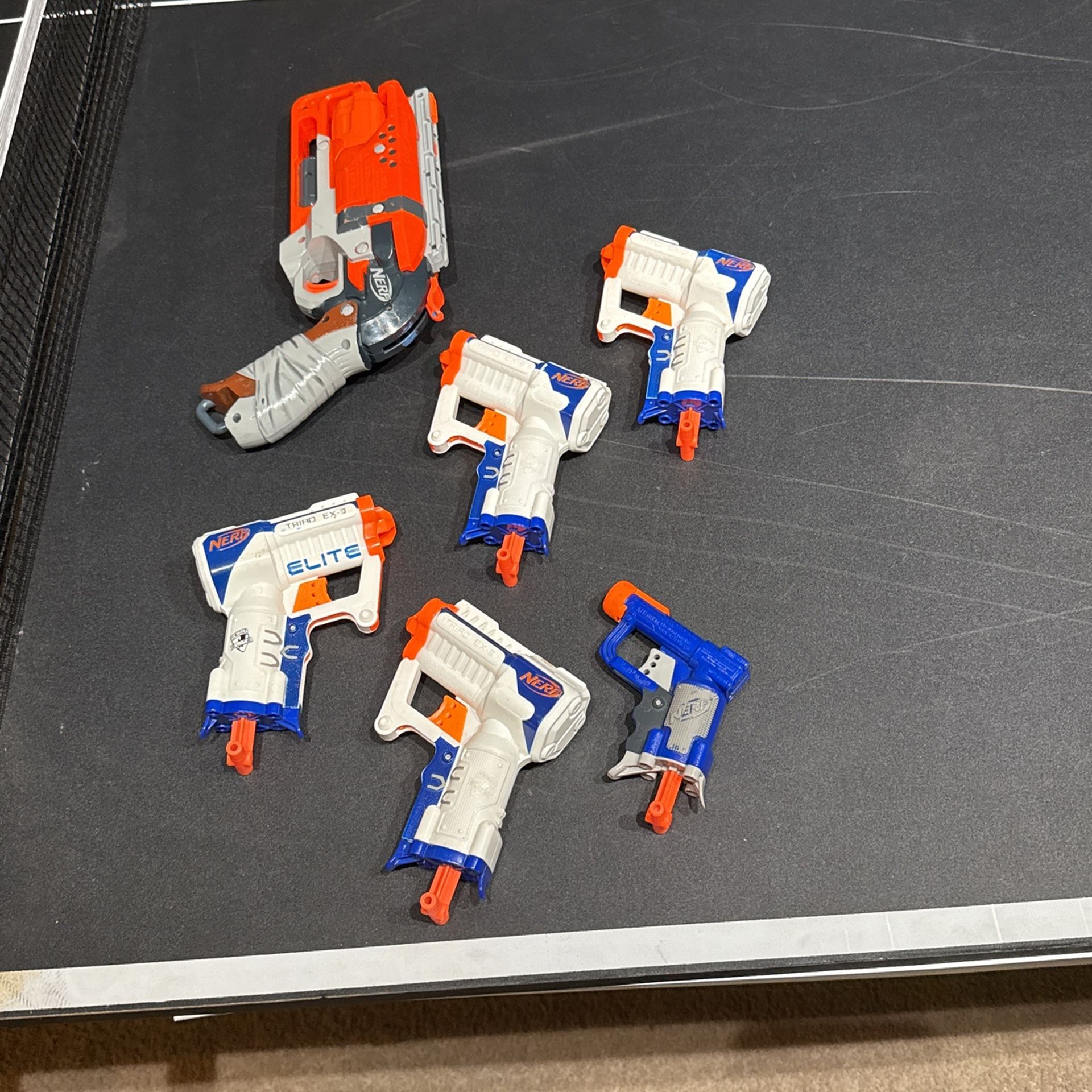 Nerf pistols 6 pack