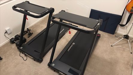 Lifesmart Folding Treadmill with Desk – Set of 2