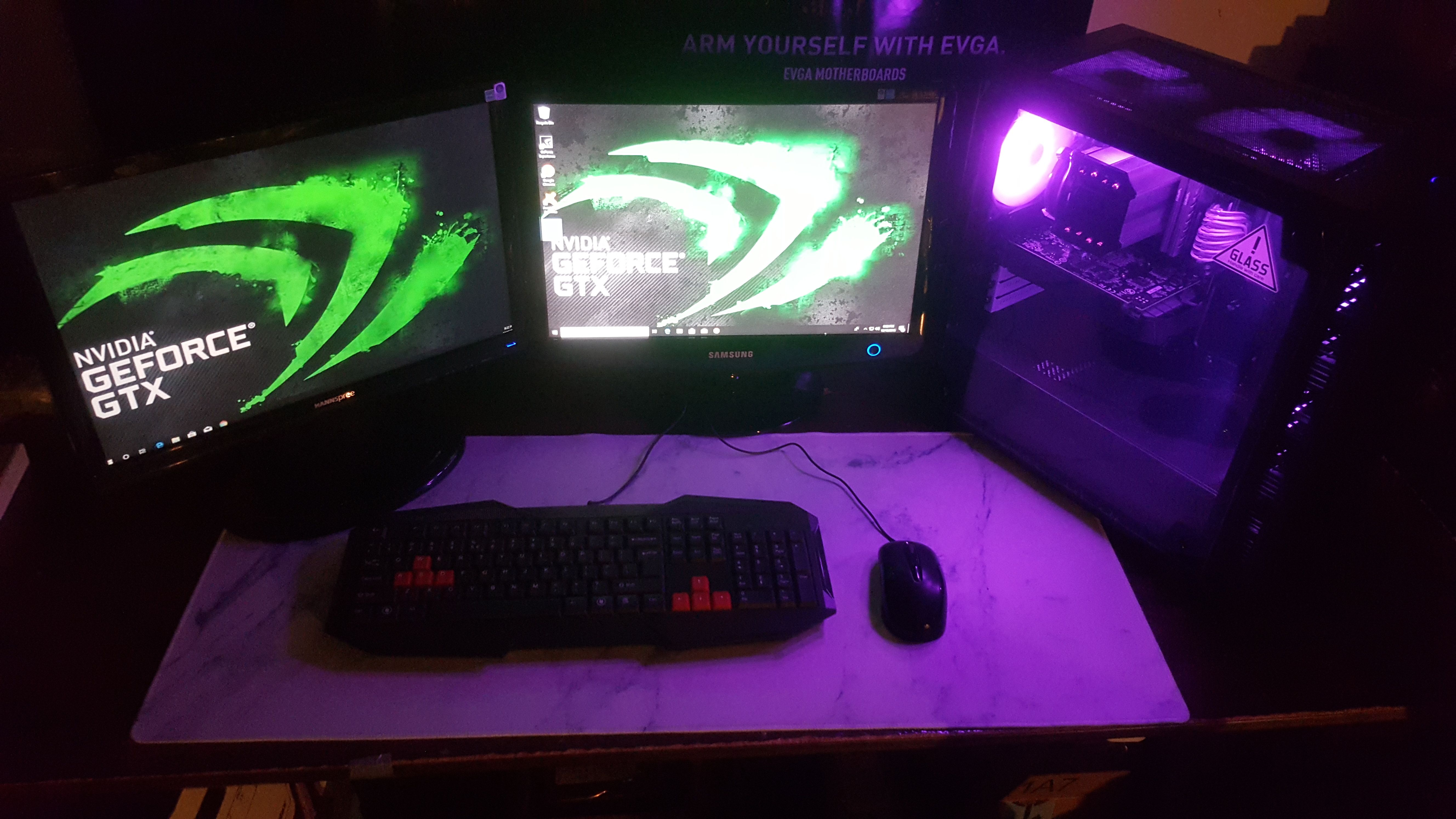 New RGB Midrange Fortnite Gaming Pc Setup - Gtx 1050ti - 500g SSD - 1TB Evo 860 SSD - Intel i5- Holiday Deal!