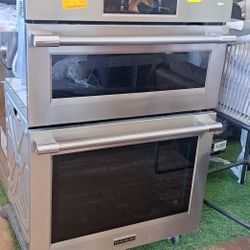Electric Wall Oven And Microwave