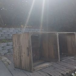 2 Antique Crates