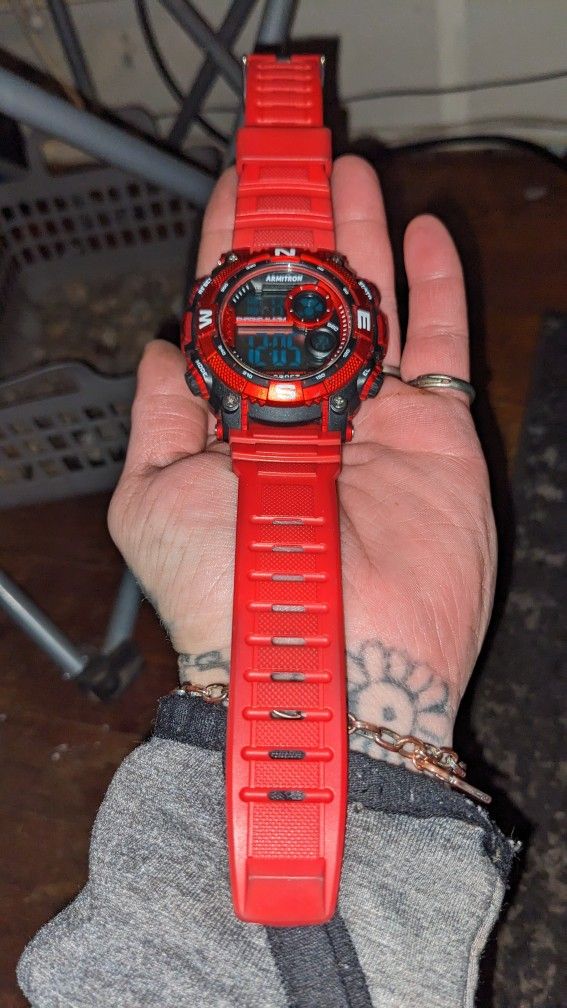Armitron Red Watch