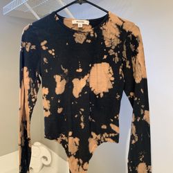 Missguided Bleach Tyedye Bodysuit