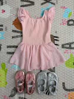 Toddler Ballet Dress and Shoes