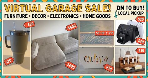 VIRTUAL GARAGE SALE!!!