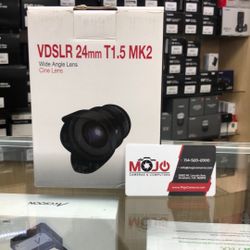 Labor Day Weekend Special SamYang VDSLR 24mm T 1.5 Mk II Cine Wide Angle Canon RF