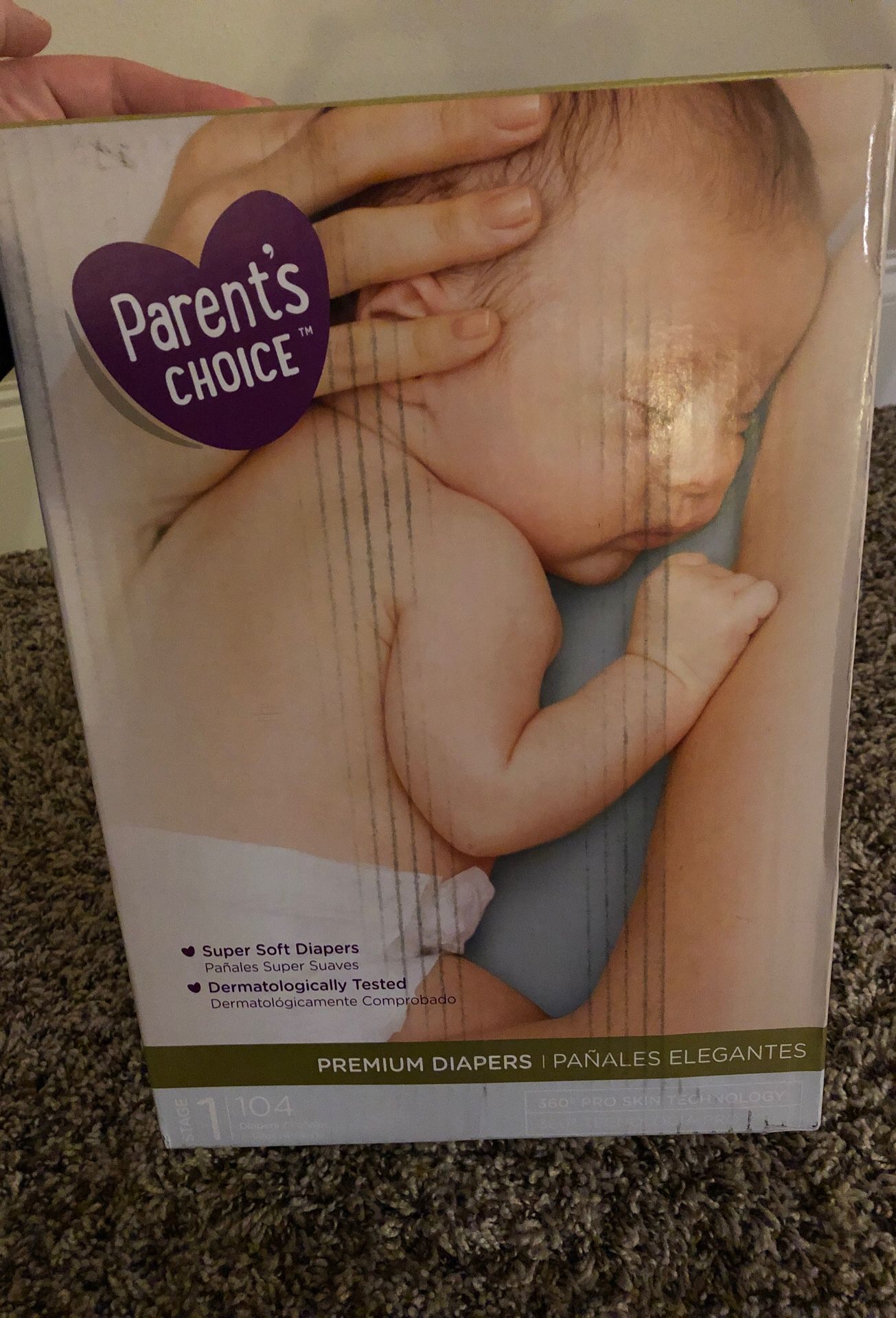 Brand new box size 1 parent choice
