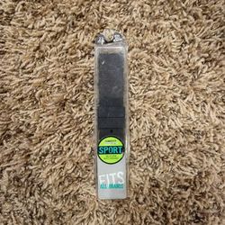 Black silicone watch band