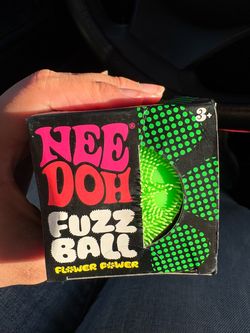 Green NeeDoh Fuzzball
