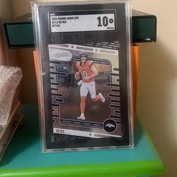 2024 Panini Absolute Rookie Bo Nix #12  Grade 10