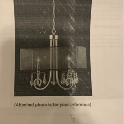 Brand New Hanging Light Lamp Fixture In The Box