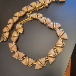 Vintage Necklace and bracelet 1950s/ 1960s