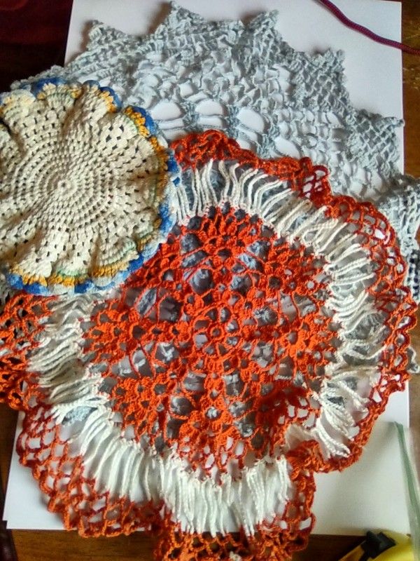 3 Vintage Doilies