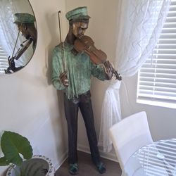 Solid Human Size Bronze Statue 