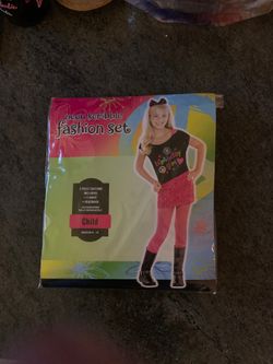 Neon scoreable fashion set birthday girl